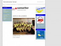 samariterverein-gonten.ch Webseite Vorschau