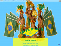 samba-brasil.ch Webseite Vorschau