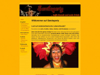 sambaparty.de Webseite Vorschau