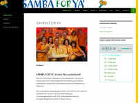 sambaforya.de Webseite Vorschau