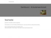 sambucci-kraeuterwerkstatt.ch Webseite Vorschau