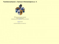 samson-himmelstjerna.de Webseite Vorschau