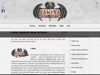 samyra.de Webseite Vorschau