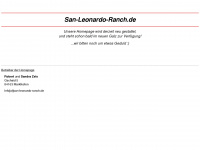 san-leonardo-ranch.de Webseite Vorschau