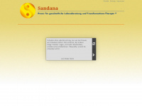 sandana.de Webseite Vorschau