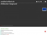 sandbad-ahlbeck.de Webseite Vorschau