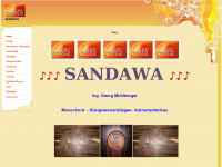 sandawa.at Webseite Vorschau