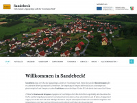 sandebeck.de Webseite Vorschau