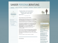 sander-personalberatung.de Webseite Vorschau