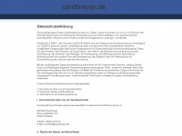 sandmeyer.de Webseite Vorschau