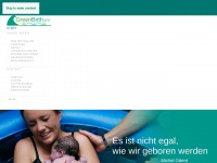 greenbirth.de Webseite Vorschau