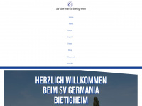 sv-germania-bietigheim.de Webseite Vorschau