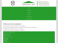 sandweg-hof.de Webseite Vorschau