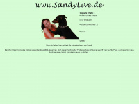 sandylive.de Webseite Vorschau