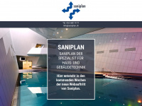saniplan.ch Webseite Vorschau