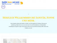 sanitaer-sonne-und-mehr.de Webseite Vorschau