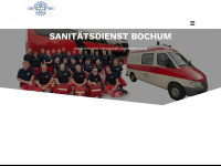 sanitaetsdienst-bochum.de Webseite Vorschau
