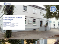 sanitaetshaus-fuenfer.de Webseite Vorschau