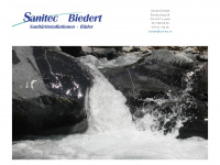 sanitec.ch Webseite Vorschau