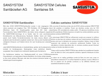 sansystem.ch Webseite Vorschau