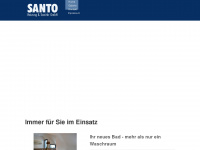 santo-sanitaer.de Webseite Vorschau