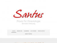 santus.ch Webseite Vorschau