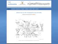 sap-sinfonietta.de Webseite Vorschau