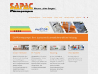 sapac.ch Webseite Vorschau