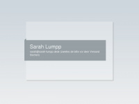 sarah-lumpp.de Webseite Vorschau