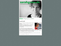 sarahgross.de Webseite Vorschau