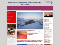 sardonahuette.ch Webseite Vorschau