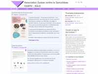sarkoidose.ch Webseite Vorschau