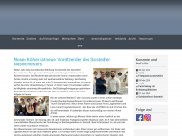 sarstedter-blasorchester.de Webseite Vorschau