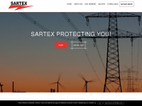 sartex.de Webseite Vorschau