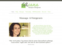 sasana.ch Webseite Vorschau
