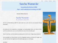 sascha-warnecke.de Webseite Vorschau