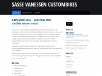sasse-vanessen-custombikes.de Webseite Vorschau