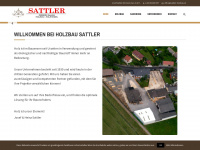 sattler-holzbau.at Webseite Vorschau