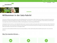 satz-fabrik.de Webseite Vorschau