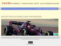 sauber-team-f1.ch Webseite Vorschau