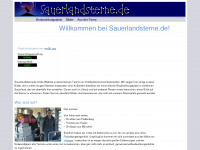sauerlandsterne.de Webseite Vorschau