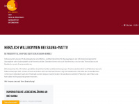 sauna-matti.de Webseite Vorschau