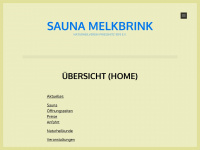 sauna-melkbrink-priessnitz.de Webseite Vorschau