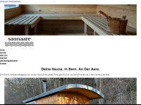 saunaare.ch Webseite Vorschau