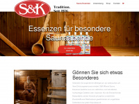 saunaessenzen.at Webseite Vorschau