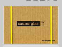 saurer-glas.at Webseite Vorschau