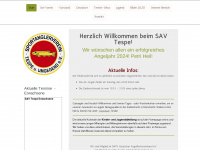 sav-tespe.de Webseite Vorschau