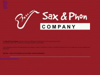 sax-phon.de Webseite Vorschau
