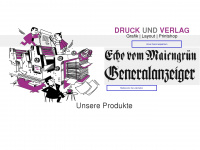 saxerdruck.ch Webseite Vorschau