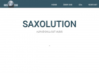 saxolution.at Webseite Vorschau